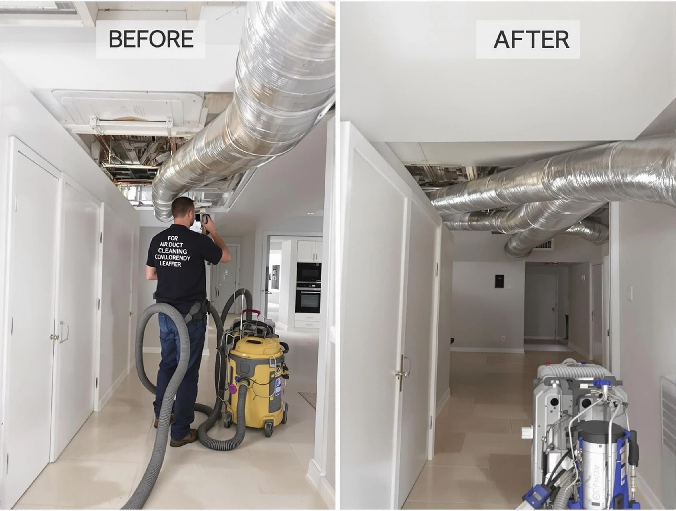 Allegheny Air Duct Cleaning professional performing thorough air duct cleaning in Allegheny