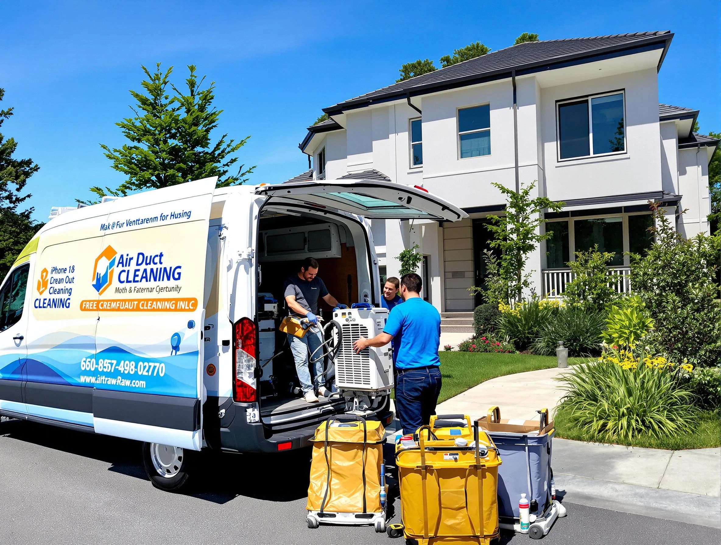 Allegheny Air Duct Cleaning technician performing professional air duct cleaning in Allegheny