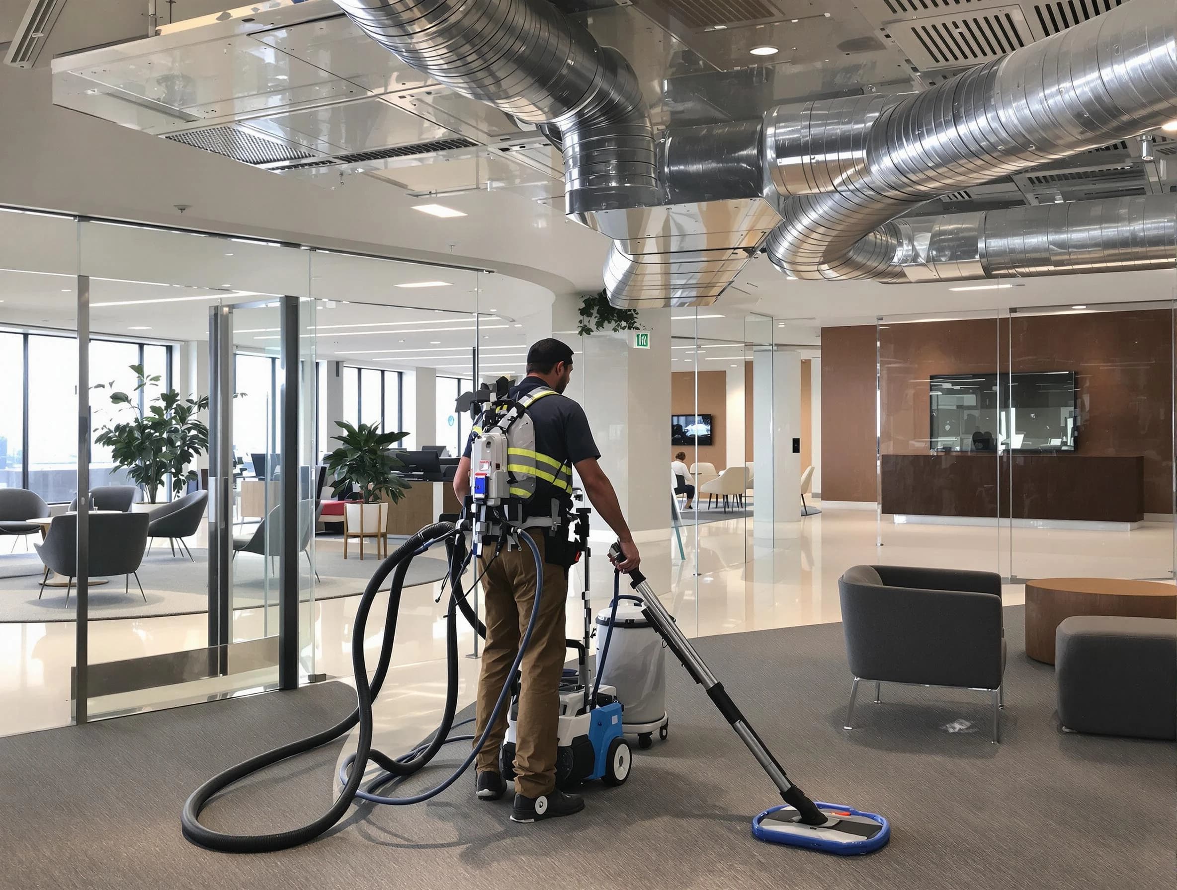 Commercial duct cleaning service by Allegheny Air Duct Cleaning in Allegheny