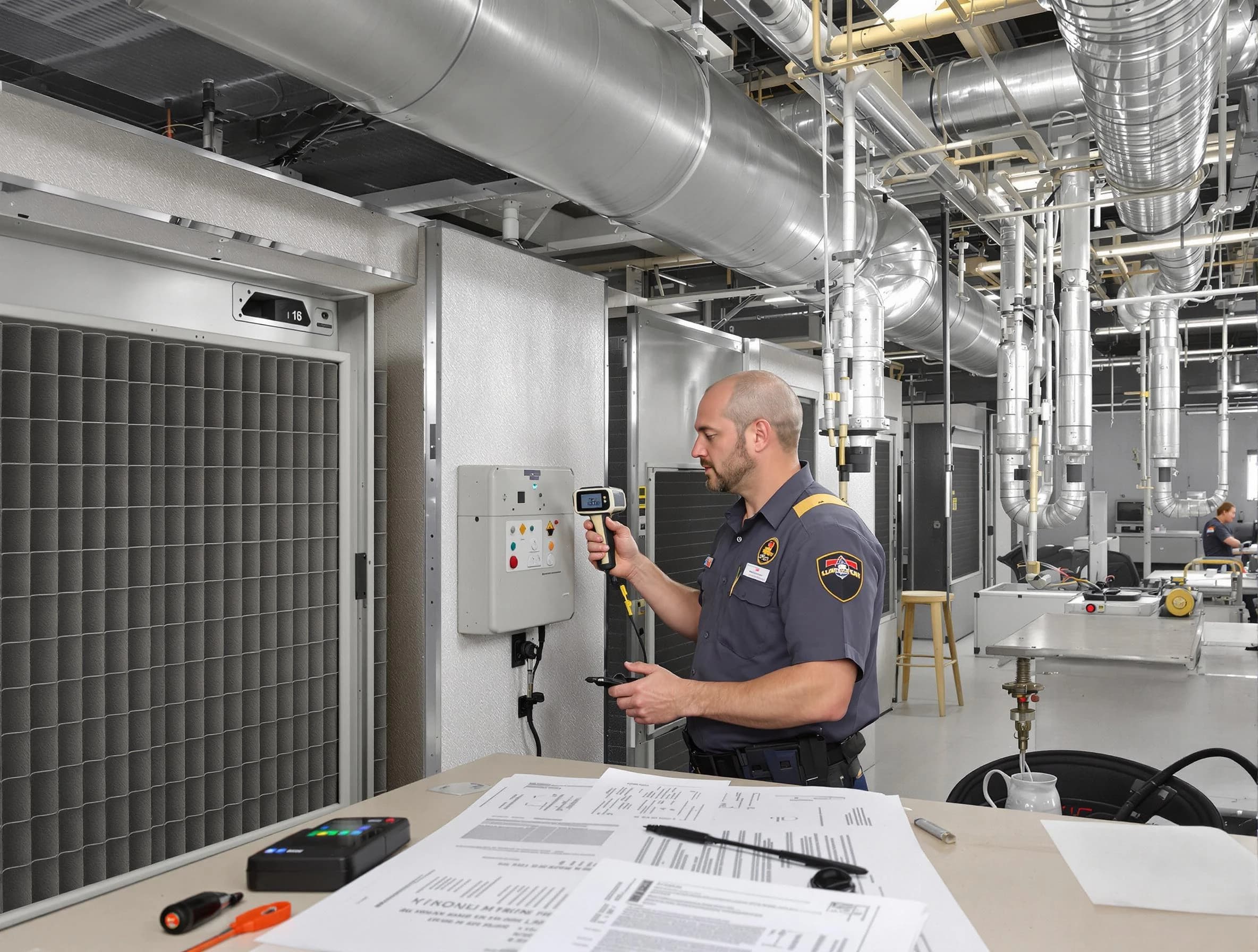 Professional filter system inspection by Allegheny Air Duct Cleaning in Allegheny