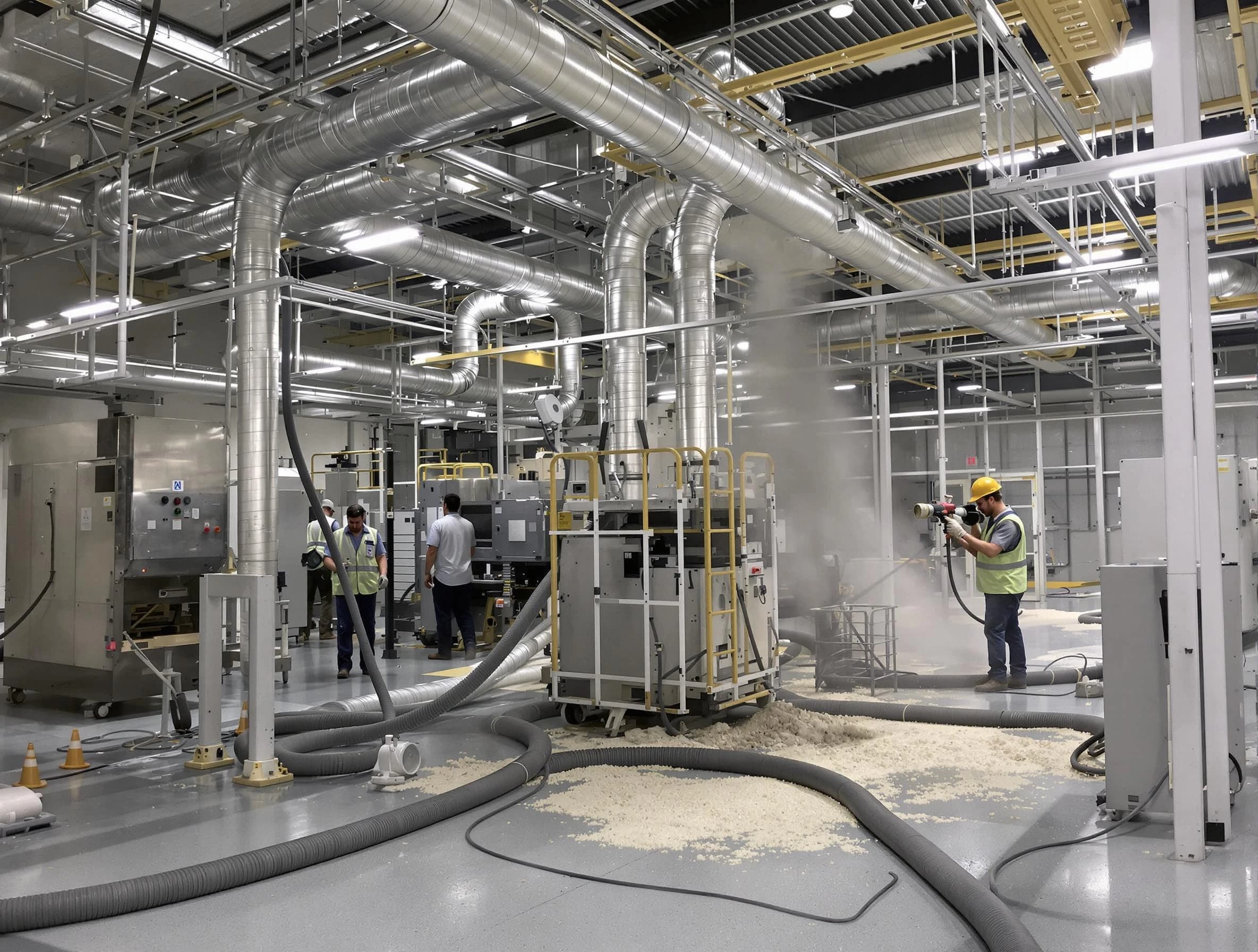 Heavy-duty industrial duct cleaning by Allegheny Air Duct Cleaning in Allegheny