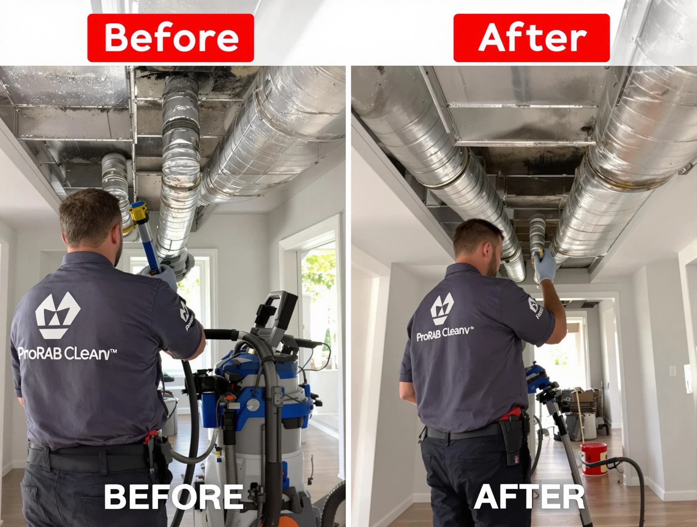 Allegheny Air Duct Cleaning expert performing thorough residential duct cleaning in a Allegheny home