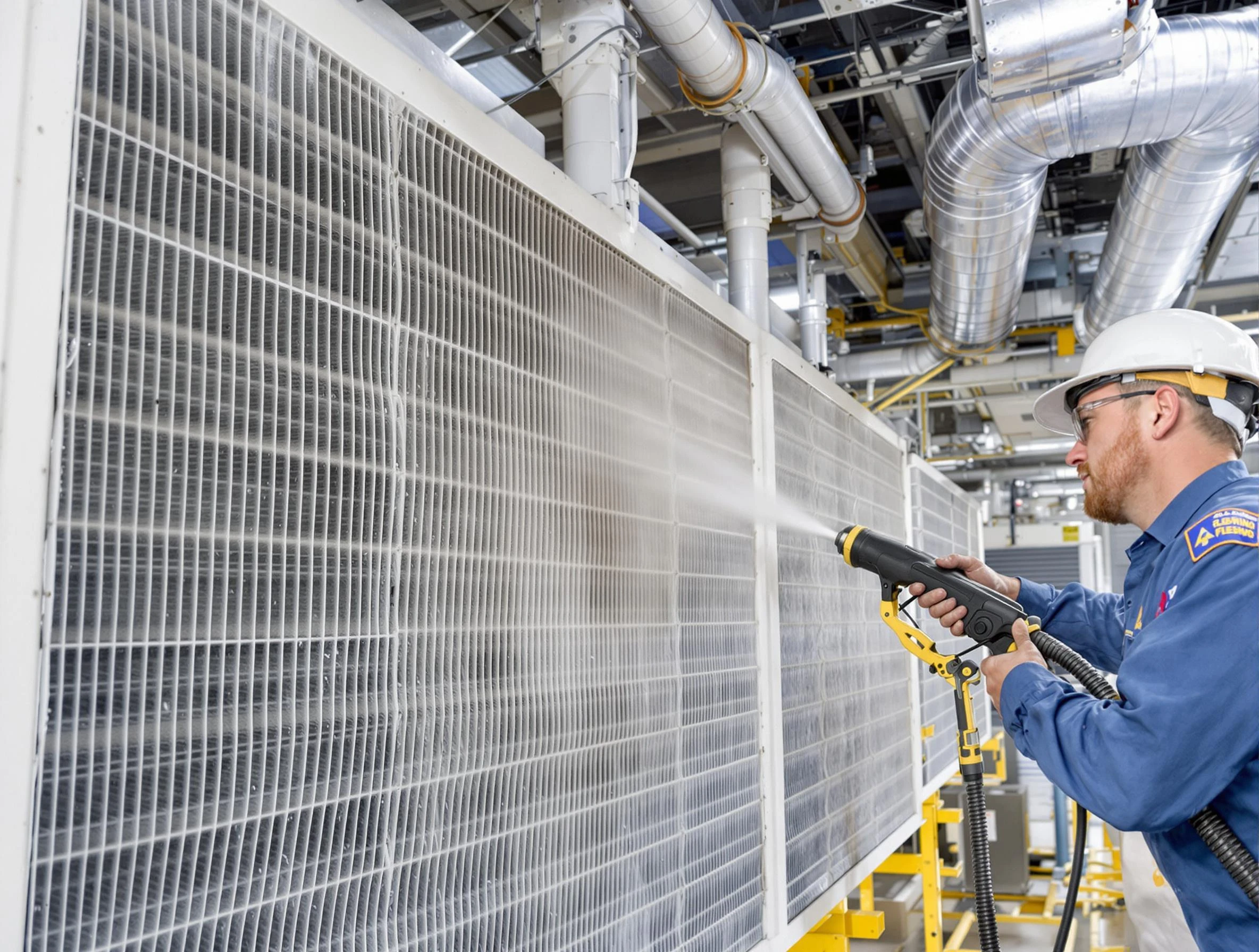 Professional commercial coil cleaning by Allegheny Air Duct Cleaning in Allegheny