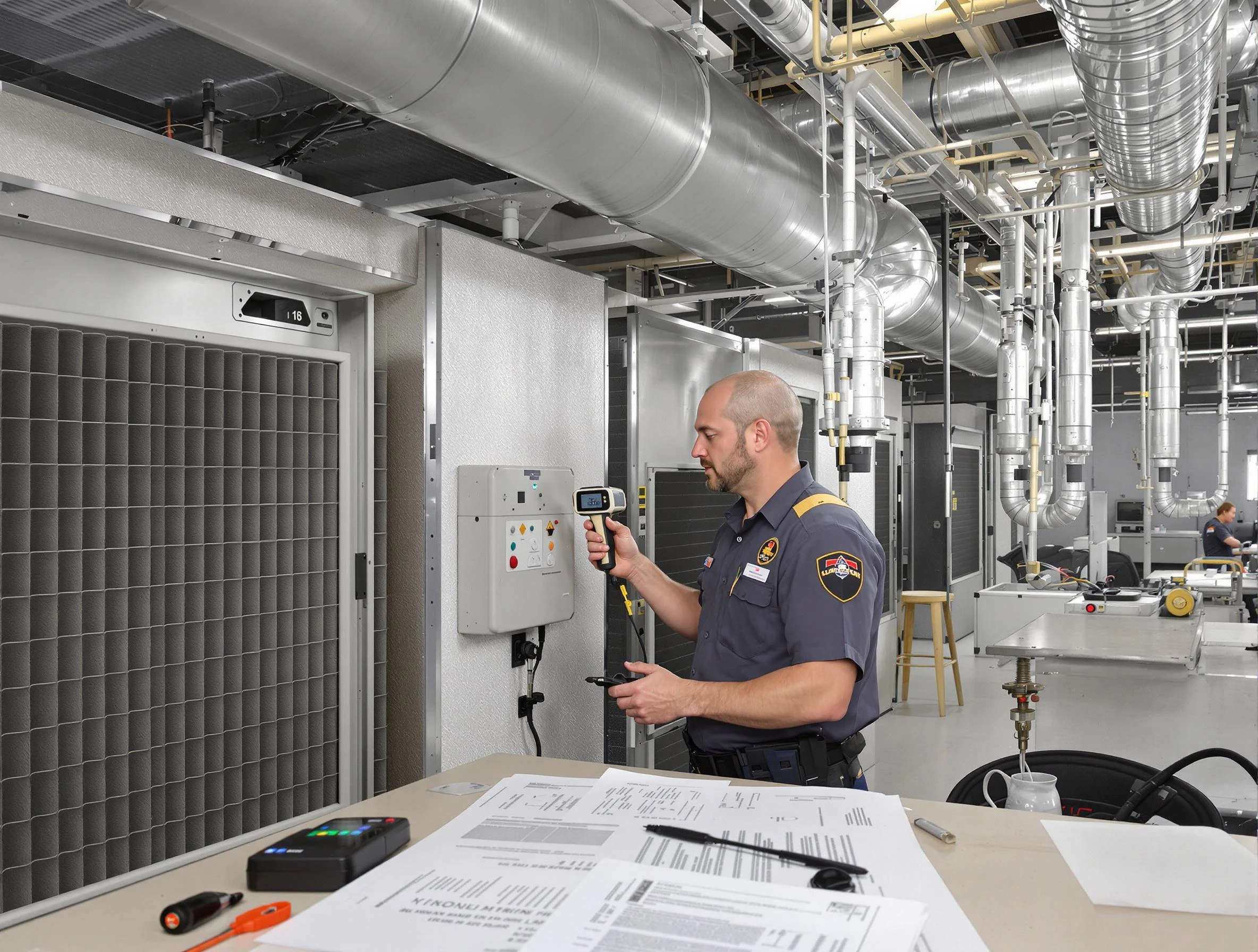 Professional filter system inspection by Allegheny Air Duct Cleaning in Allegheny